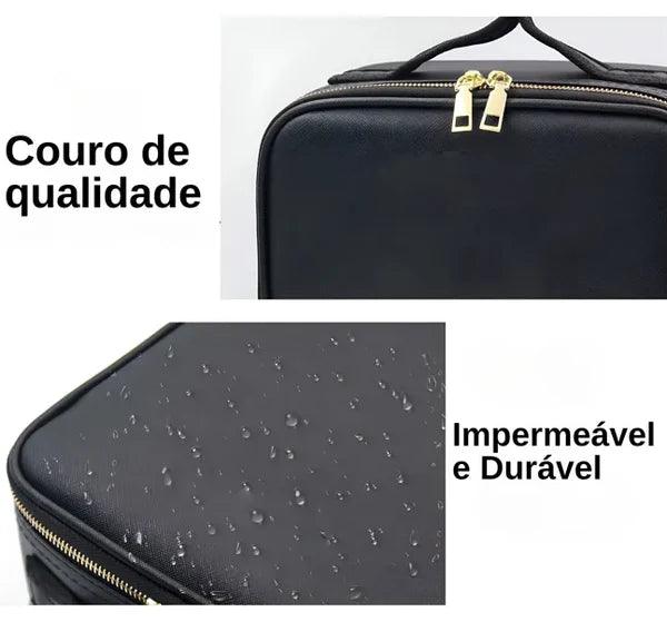 Maleta de Maquiagem  Profissional - BagLed 5.0® | Com 2 Brindes Exclusivos